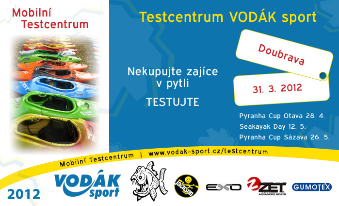 Testcentrum VODK sport - Doubrava 31. 3. 2012