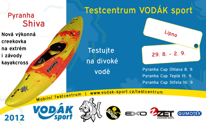 Testcentrum VODK sport - Lipno 29. 8.-2. 9. 2012