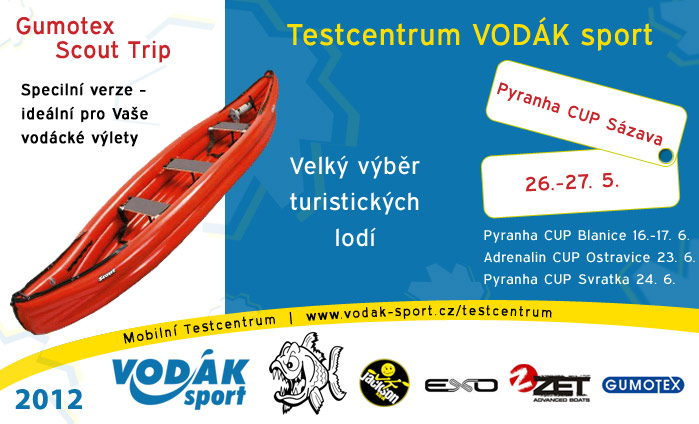 Testcentrum VODK sport - Szava 26.-27. 5. 2012