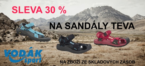 Sleva 30 % na sandly TEVA