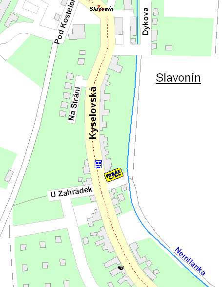 Mapa Olomouce - provozovna Vod�k sport Olomouc